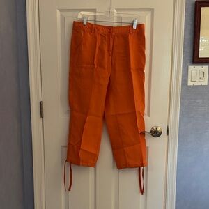 Tommy Bahama Bright Orange Capri Pant